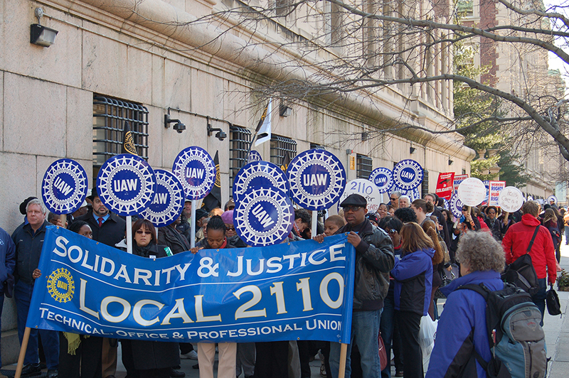 GSOC-UAW Local 2110 Release Statement Supporting Article 8 Resolution