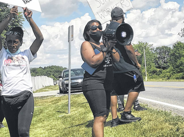 Protest highlights claims of systemic racism at Engine Plant