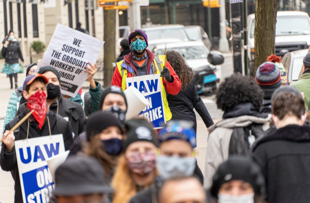 Columbia Grad Workers Continue Strike