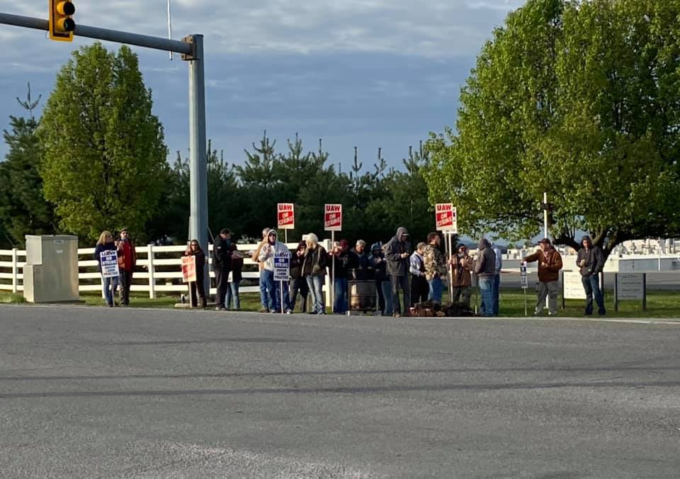 UAW workers now officially on strike (UAW Local 2069)