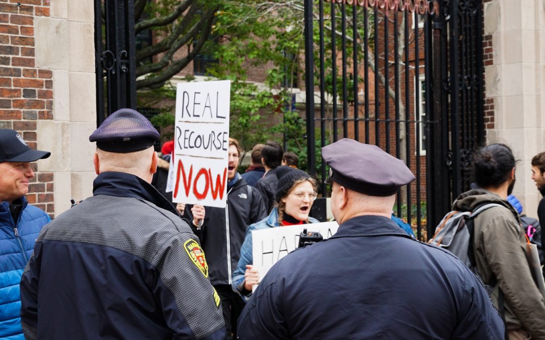 Strike Day 2: Tensions Rise with Harvard Police Amid Undergrad Walkouts, Official Endorsements