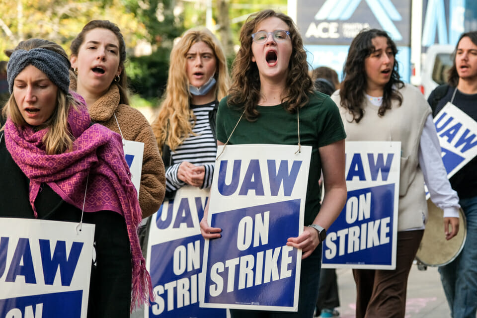 Following claims of retaliation against striking workers, SWC-UAW and University at odds over legality of replacing striking labor in the spring