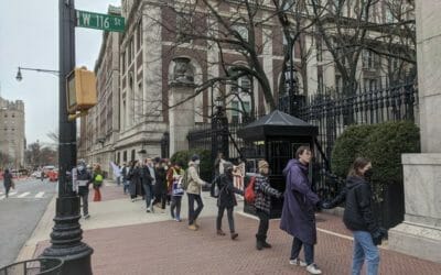 Columbia Admin Claims Picket Line Violence but Three Indypendent Reporters Say They Saw None