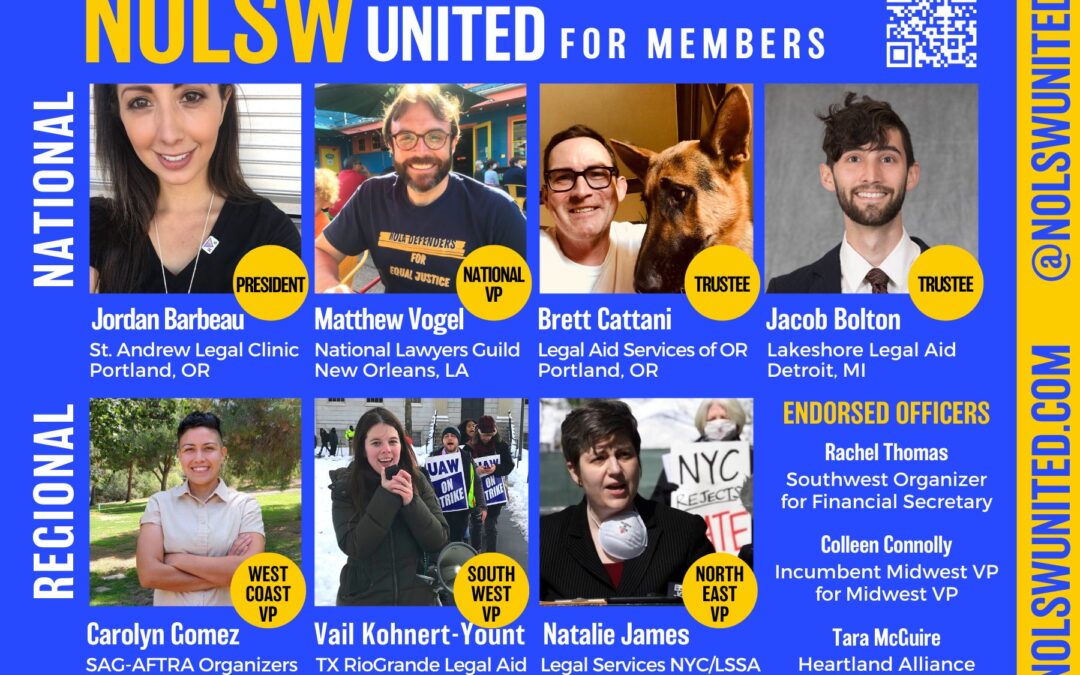 NOLSW United Slate Endorsed by UAWD in This Year’s Local 2320 Election