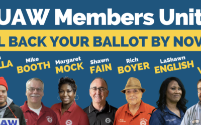 Vote Count Begins Today in Historic Direct Elections of Top UAW Officers