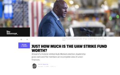 In the News: Just How Much Is the UAW Strike Fund Worth?